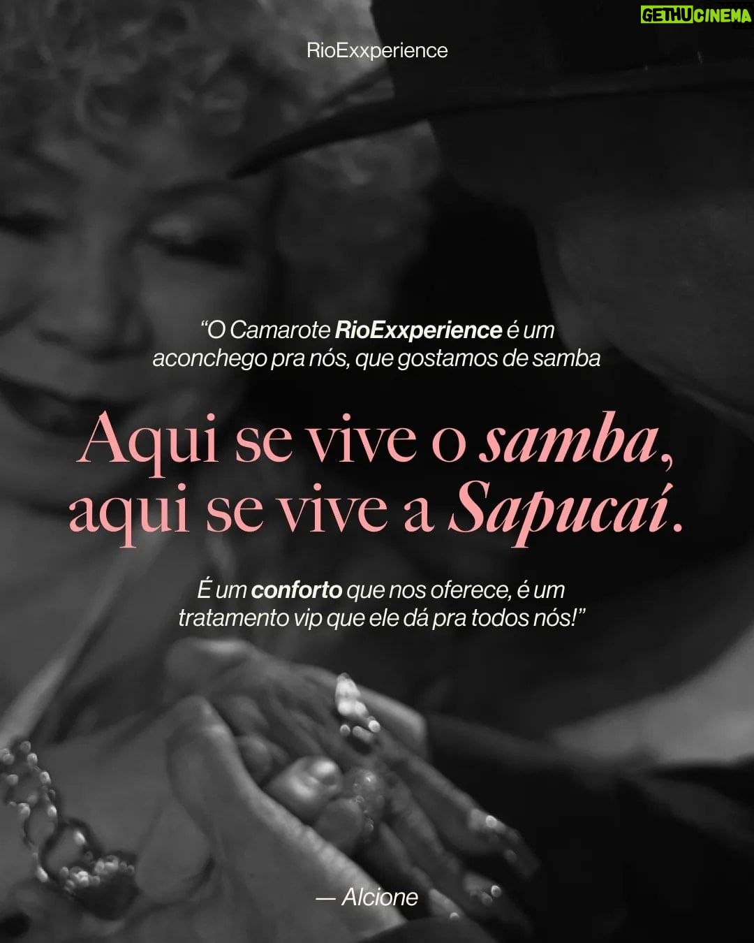 Alcione Instagram - O RioExxperience tem rainha e não é uma qualquer! 👑 ALCIONE, A Negra Voz do Amanhã, será a grande homenagem da Estação Primeira de Mangueira no Carnaval de 2024, e o RioExxperience canta a Marrom numa exxperiência exxclusiva em tons de verde e rosa, celebrando a vida e a obra dessa artista única da Música Popular Brasileira. Você ainda pode fazer parte desse momento único com conforto e exxclusividade e assistir o desfile da Mangueira na melhor localização da Sapucaí. 📲 Clique no link da bio e Viva a Exxperiência! Últimos Ingressos! Fontes: A Voz do Samba, por Revista GAMA / Enciclopédia Itaú Cultural / A NEGRA VOZ DO AMANHÃ. Mangueira 2024. Texto de Sthefanye Paz, Annik Salmon e Guilherme Estevão. / O Estadão / #Alcione #RioExxperience #sapucaí Sambódromo da Marquês de Sapucaí