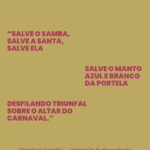Alcione Instagram - Alcione + Carnaval: uma história de amor que a Verde e Rosa vai contar, cantar e encantar! 🤩 A ala “Nobre Exaltação aos Sambas” propõe alianças entre a paixão de Marrom pelo carnaval carioca e o respeito e dignidade que a Mangueira tem ao exaltar seus conterrâneos de desfiles: muitos anos de competição e trajetórias que compartilham o suor e dedicação entre todas as agremiações. Arrasta pro lado e vem entender mais sobre a relação entre a nossa rainha @alcioneamarrom e seu eterno carinho (mais que recíproco) pelas agremiações. 👑 Texto/Imagem/Reprodução: Site Oficial da Mangueira / Discogs / Letras.com #Mangueira #Alcione #ANegraVozdoAmanhã Estação Primeira de Mangueira