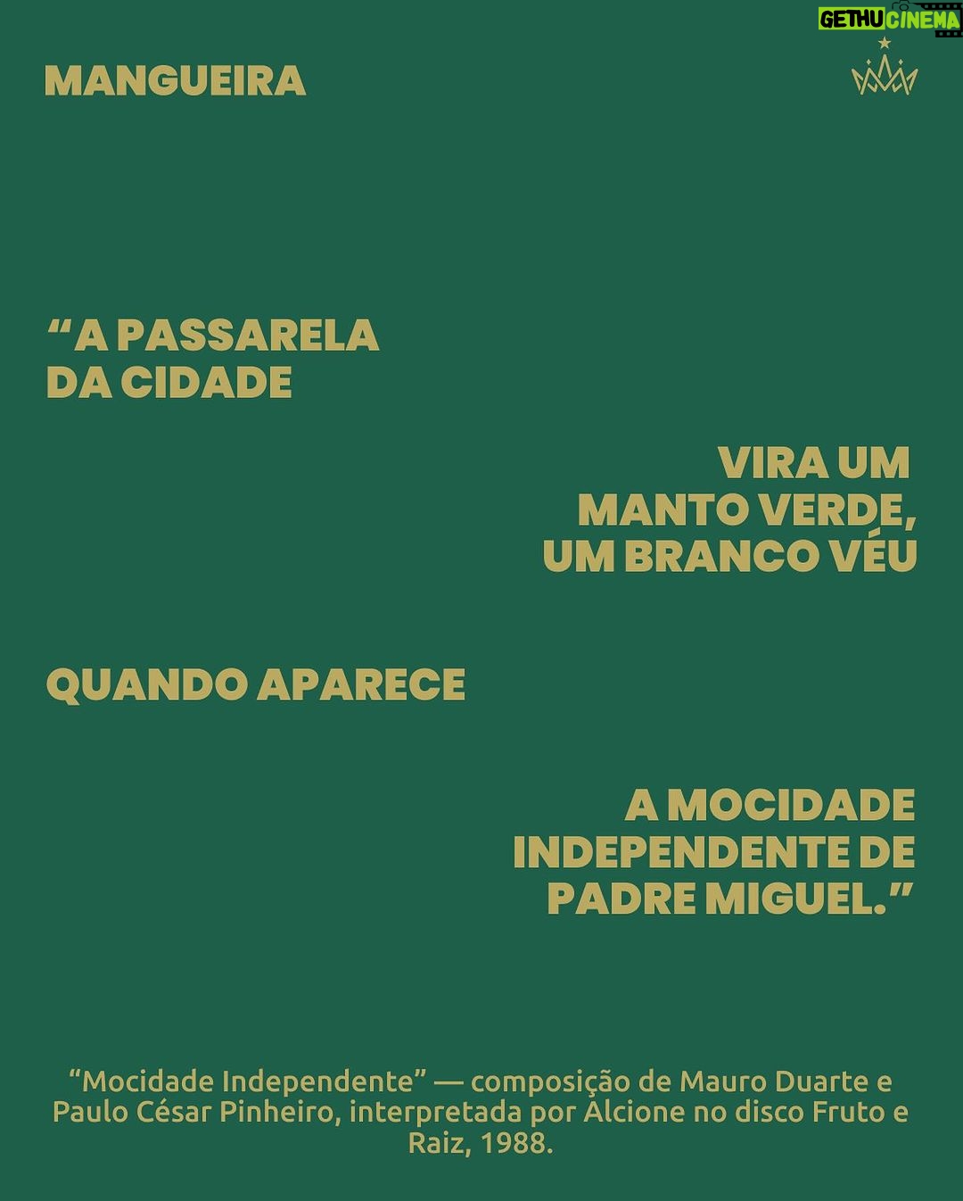 Alcione Instagram - Alcione + Carnaval: uma história de amor que a Verde e Rosa vai contar, cantar e encantar! 𤩠A ala āNobre Exaltação aos Sambasā propƵe alianƧas entre a paixĆ£o de Marrom pelo carnaval carioca e o respeito e dignidade que a Mangueira tem ao exaltar seus conterrĆ¢neos de desfiles: muitos anos de competição e trajetórias que compartilham o suor e dedicação entre todas as agremiaƧƵes. Arrasta pro lado e vem entender mais sobre a relação entre a nossa rainha @alcioneamarrom e seu eterno carinho (mais que recĆproco) pelas agremiaƧƵes. š Texto/Imagem/Reprodução: Site Oficial da Mangueira / Discogs / Letras.com #Mangueira #Alcione #ANegraVozdoAmanhĆ£ Estação Primeira de Mangueira
