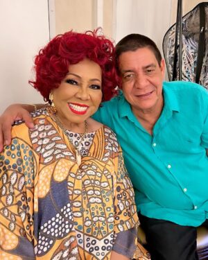 Alcione Instagram - No Dia Nacional do Samba, encontro com meu compadre, amigo e irmão @zecapagodinho no @navioalexandrepires! (Alcione)