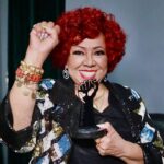 Alcione Instagram - Noite de emoção em São Paulo! Feliz e honrada em ter esse troféu no meu currículo: @premiopotencias, que celebra nosso nosso povo preto brasileiro, nos coloca no lugar de destaque que nós merecemos! (Alcione) Foto: @iude