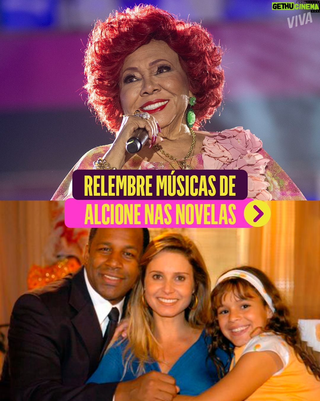 Alcione Instagram - A voz inconfundível da @alcioneamarrom já embalou muita história de novela, viu? 😍 Na semana do aniversário da Alcione, vem relembrar comigo algumas vezes que em a Marrom foi trilha sonora de novela! 🎤📺 #NovelasInesquecíveis