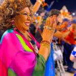 Alcione Instagram - Primeiro dia dos Desfiles das Escolas de Samba do Grupo Especial RJ, cheio de encontros incríveis no @rioexxperience, como @majur @neguinhodabeijafloroficial @marcelofreixo @xandedepilares… (Equipe) Sambódromo da Marquês de Sapucaí