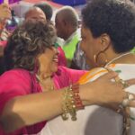 Alcione Instagram - Meu Palácio tem RAINHAS! 💚🩷 #mangueira Sambódromo da Marquês de Sapucaí