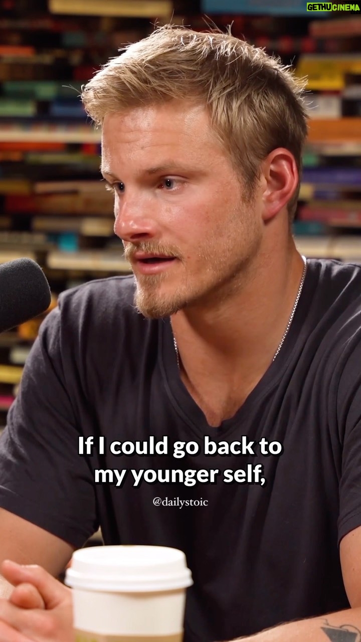 Alexander Ludwig Instagram - @alexanderludwig on what he’d tell his younger self. Listen to the full conversation on The @dailystoic Podcast.