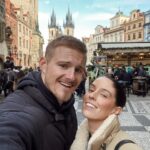 Alexander Ludwig Instagram - Happy belated thanksgiving from us to you! Grateful for each and every one of you. Thanks for all the love and support throughout the years. Wouldn’t be here without you! Prague, Czech Republic