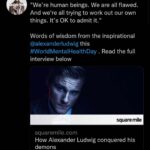 Alexander Ludwig Instagram - Whatever you’re going through- it’s that struggle that’s going to make you the person you were destined to be. Lean into it, one day at a time, you’re not alone- we’ve all got our mountains to climb- but I promise you there is peace and freedom on the other side- happy belated #worldmentalhealthday sorry its late I’m not on this all the time ❤️ Still one of my favorite interviews @squaremile_com