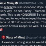 Alexander Ludwig Instagram - Did an interview about all things film/tv/music I have coming up..here’s a clip about how the video collab w @nickiminaj came to be. Head to @etcanada to watch the full interview 🙌❤️ or link below https://www.youtube.com/watch?v=kdhtKkIQX64&t=2s