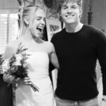 Alexandra Cooper Instagram - Practicing for the big day🥺❤️ We had a little pre-wedding celebration with Matt’s 100 yr old grandma last night. She sadly won’t be able to travel to our wedding so we wanted to make her feel special and a part of everything❤️ sobbing love you grandmommy. The daddy gang loves you too you legend (yes she’s wearing Chd sweats)