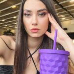 Aleyna Solaker Instagram - Duz mu kivircik mi? ☺️💜