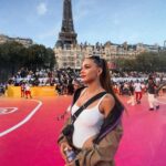 Alix Desmoineaux Instagram - Category is : Sporty ⚽️ @impulstar @instagram @meta Outfit: @bbcicecream @radical.pr Ponytail: @royalextension Paris, France