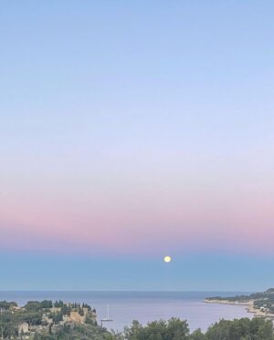 Alix Desmoineaux Instagram - Talking to the super moon 🌖🛸