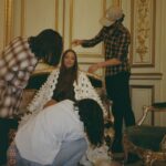 Alix Desmoineaux Instagram - BACKSTAGE OVERVIEW 📰 @maisonvalentino , Exclusive project CODE TEMPORAL Haute Couture - Spring/Summer 2021 The rituals, the process, and the values of Couture are timeless. The look, Toile rustique white shirt Rust viscose toile wrap skirt Poudre rose crêpe de Chine culotte They celebrate the human: the mind that conceives and the hand that creates and gives value. Through a work process that sits above time, they produce timeless objects molded on the individual. Bravo Maestro Pier Paolo Piccioli. Photographer @elisaparron Stylist & creative director @farouk_chekoufi Talent @alix_dmx Makeup @odilejimenezmua @guerlain Hair @alexis.parente @b_agency Nails @og_nailsbar Video Director @thomasviard Chief Operator @alexl.pict Production FC ICONIC 🐩 model @graff_official_ Location @lemeuriceparis Hotel Salon Pompadour New exclusive story @maisonvalentino x @harayermagazine Qatar April 2021 édition Bravo Maestro @pppiccioli More #comingsoon 🔜🔜🔜 #valentino #hautecouture #ss21 Le Meurice Hotel - Paris, France