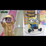 Alya Manasa Instagram - எங்க குழந்தை Minion மாதி‌ரி அதனால Minion Theme ✨💕 - @alya_manasa @sanjeev_karthick #ARSHBirthdayCelebration #cineulagam