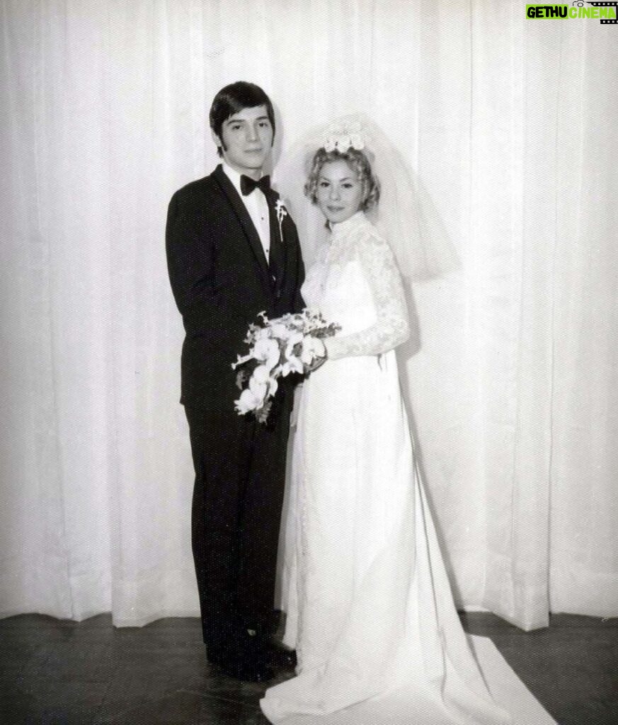 Alyssa Milano Instagram - My parents have been married for 55 years today! They started dating at 15 years old. They’ve been the example for many who have had the privilege of being in their lives and around their love. They mean the world to me and my brother and our spouses. They mean the world to their 4 grandkids. They are a miracle of a couple. I’m so blessed to have learned the meaning of love, marriage and parenting from watching them dance in the kitchen. I love you, mom and dad! Happy Anniversary. And many more. 🩷