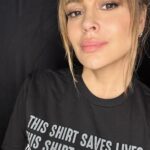Alyssa Milano Instagram - I’m proud to wear #ThisShirtSavesLives and support the kids @stjude fighting cancer. Join me and get your shirt at MusicGives.org