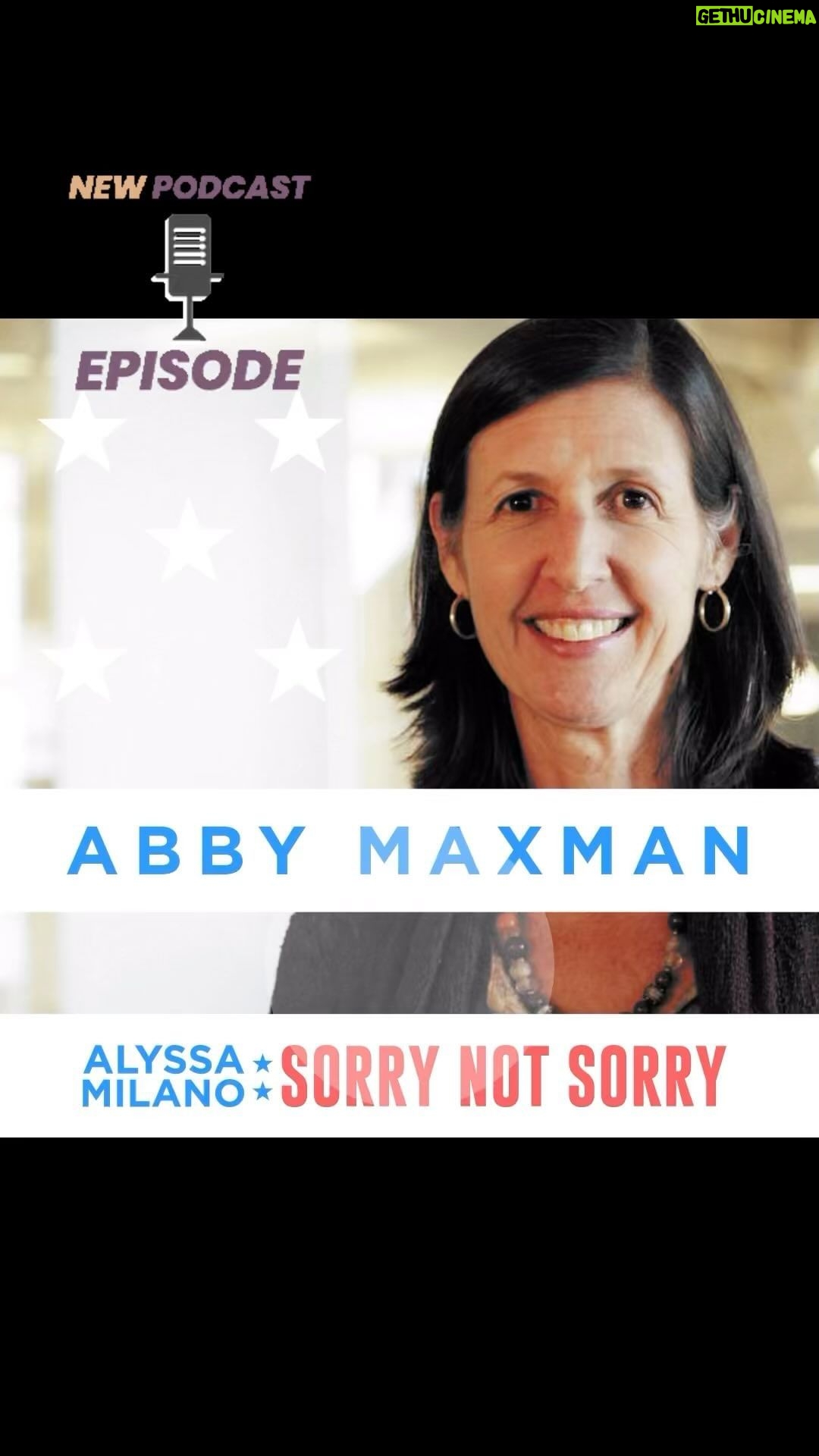 Alyssa Milano Instagram - NEW EPISODE The war between Israel and Hamas continues to create a deteriorating humanitarian situation in Gaza. I’ve invited @OxfamAmerica’s President & CEO @abbymaxman onto my podcast #SorryNotSorry to discuss the realities humanitarian organizations face in war zones.