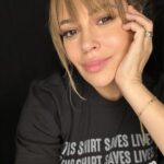 Alyssa Milano Instagram - I’m proud to wear #ThisShirtSavesLives and support the kids @stjude fighting cancer. Join me and get your shirt at MusicGives.org