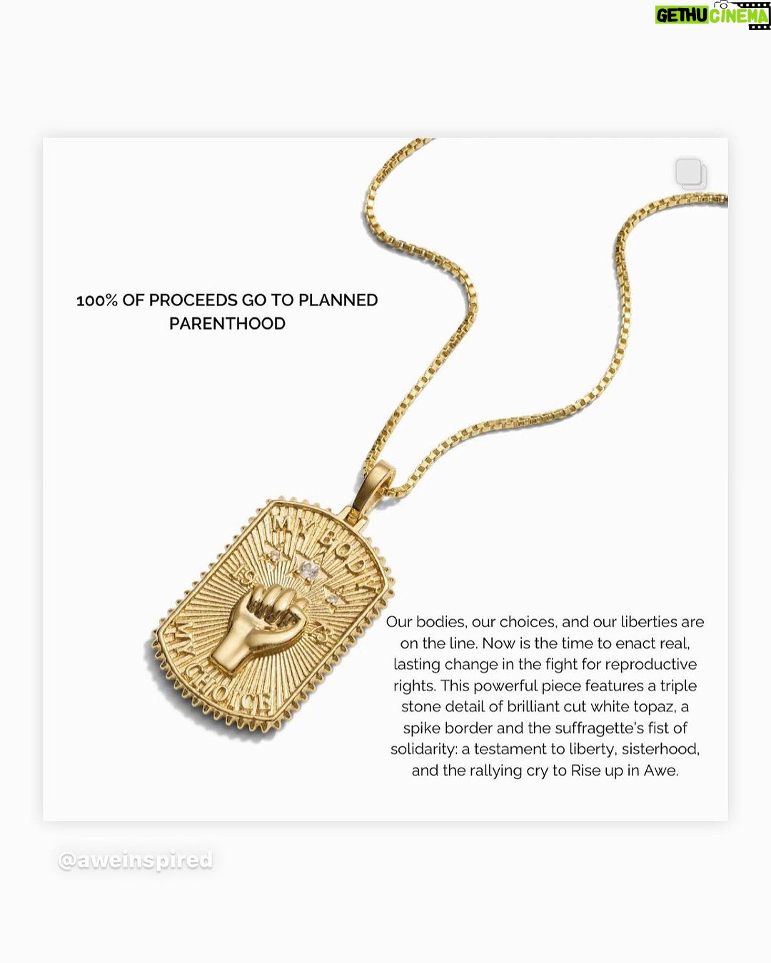 Alyssa Milano Instagram - Check you voter registration! I designed these two pieces of jewelry with @aweinspired. For a limited time they are available at aweinspired.com. 100% of the proceeds go to Planned Parenthood and Girl Up. β€οΈπ€πΌπ