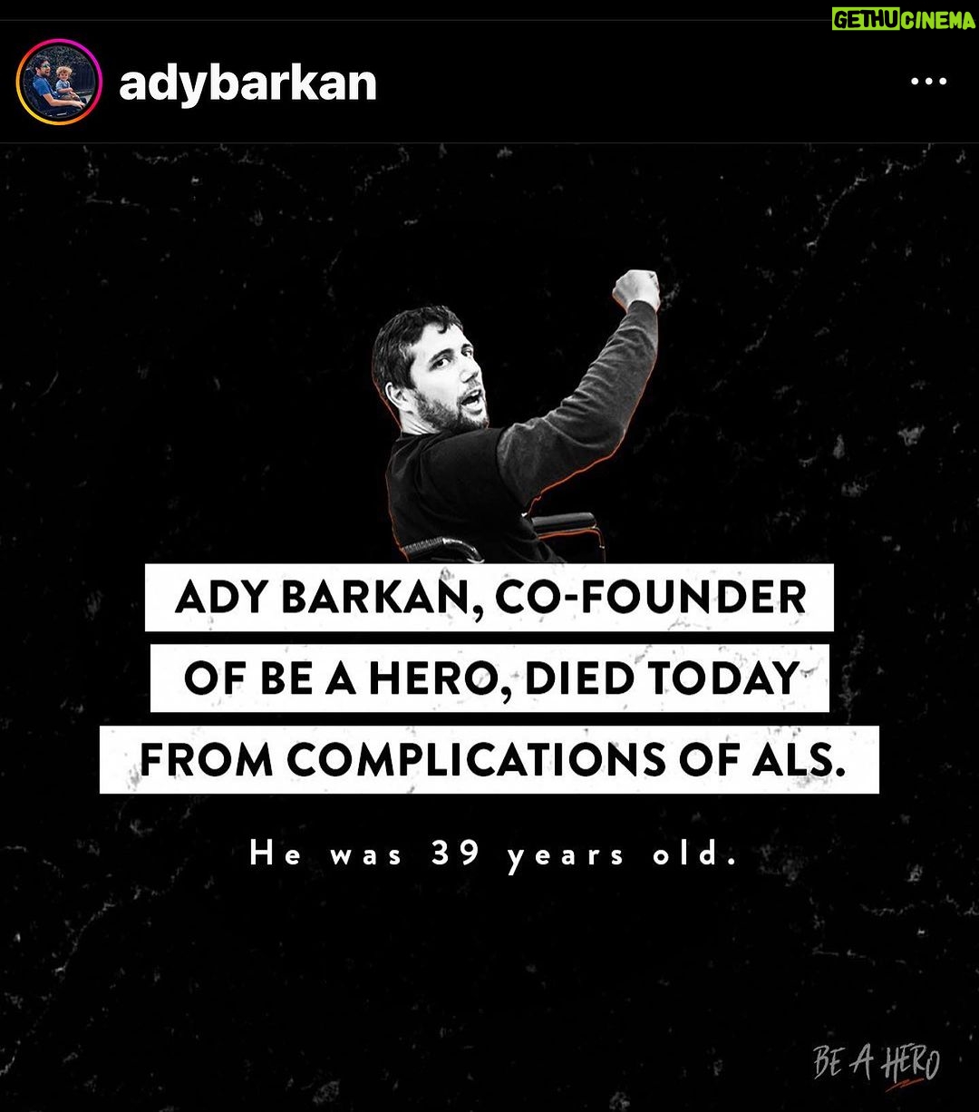 Alyssa Milano Instagram - I’ve started to write this post four different times. And the truth is—there are no words to do Ady Justice. So forgive me as I try to stumble my way through this one. There are two people who changed me profoundly in my humanitarianism—the first was Ryan White and the second was Ady Barkan. Ady taught me to remember to be active in my activism. He taught me to keep showing up no matter how exhausted or heartbroken you feel. He taught me this by just being himself—with his big, beautiful heart and his fearless, tenacious, spirit. He fought (and fought) tirelessly for Medicare For All. He started @beahero with the simple principle that “here in the richest country in the world, and everywhere, we believe health care should be a human right. Everyone should have the care they need, no matter who they are, where they live, what job they have or whether they have a job at all. Our team takes on critical fights to transform America’s healthcare system so that it guarantees all of us the care and dignity we deserve.” I had the privilege to march, rally, protest and advocate by his side against many injustices. I watched in awe of his steadfast, unapologetic, leadership. He changed the world with his compassion and empathy. And he never said no! I grew in his light. It was warm and safe. I love him very much. I won’t use that verb in the past tense for Ady. His impact on the world is eternal. My complete and total love and light to Rachael and the kids and all who love him. May his memory be a blessing.