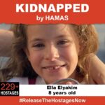 Alyssa Milano Instagram - On October 7th, 8-year old Ella was stolen from her family when Hamas terrorists invaded Israel. Ella is one of 229+ hostages being held captive in Gaza in unknown conditions for over three weeks. She should be home with her family. Release Ella now! #ReleaseTheHostagesNow #NoHostageLeftBehind To see photos of all of the hostages and to share a poster yourself, please visit @kidnappedfromisrael