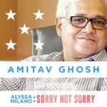 Alyssa Milano Instagram - New episode with @amitav_ghosh1! Listen. Ow anywhere you find podcasts!
