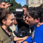 Alyssa Milano Instagram - I’ve started to write this post four different times. And the truth is—there are no words to do Ady Justice. So forgive me as I try to stumble my way through this one. There are two people who changed me profoundly in my humanitarianism—the first was Ryan White and the second was Ady Barkan. Ady taught me to remember to be active in my activism. He taught me to keep showing up no matter how exhausted or heartbroken you feel. He taught me this by just being himself—with his big, beautiful heart and his fearless, tenacious, spirit. He fought (and fought) tirelessly for Medicare For All. He started @beahero with the simple principle that “here in the richest country in the world, and everywhere, we believe health care should be a human right. Everyone should have the care they need, no matter who they are, where they live, what job they have or whether they have a job at all. Our team takes on critical fights to transform America’s healthcare system so that it guarantees all of us the care and dignity we deserve.” I had the privilege to march, rally, protest and advocate by his side against many injustices. I watched in awe of his steadfast, unapologetic, leadership. He changed the world with his compassion and empathy. And he never said no! I grew in his light. It was warm and safe. I love him very much. I won’t use that verb in the past tense for Ady. His impact on the world is eternal. My complete and total love and light to Rachael and the kids and all who love him. May his memory be a blessing.