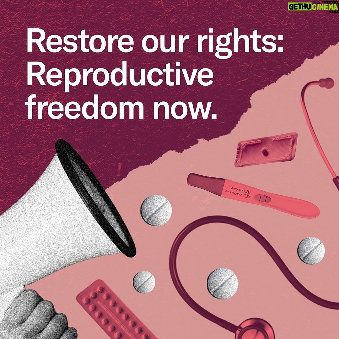 Alyssa Milano Instagram - Today the Supreme Court heard arguments in a case that will decide if nationwide restrictions will be placed on mifepristone, a safe and effective medication used in over half of U.S. abortions and for miscarriage care. This is an urgent reminder that we need federal protections for reproductive healthcare NOW. Join me and @aclu_nationwide in calling on Congress to take action at the link in bio.