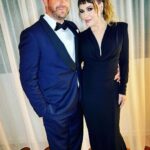 Alyssa Milano Instagram - I danced my ass off last night. Thank you to @eltonjohn @ejaf for having us. And Jay Z and Beyoncé for having me at the gold party. #oscars Jewelry: @rahaminovdiamonds   Clutch: @heliopolisaccessories   Shoes: @cultgaia   Dress: @interior.nyc   Styled by: @theclosetfiles   Make-up @antonmakeup using @reviveskincare @lauramercier @ardellbeauty   Hair: @jjhanousek Skin: @olehenriksen
