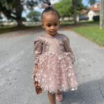 Amara 'La Negra' Instagram - My Little Ladies! @lasroyaltwins So Bougie with There Babies Hermes Purse from @coolkidznyc I’m so In love with them.. Enamorada de Mis Bebés 👧🏽👧🏽 #SumajestadRoyalty #SualtezaEmpress Dress; @rubybellebaby