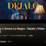 Amara ‘La Negra’ Instagram – #1 EN TENDENCIAS 🇩🇴 #DÉJALO @chelsybautista5 x @amaralanegraaln 🎶🔥