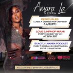 Amara ‘La Negra’ Instagram – I just wanna take a moment to think all my fans and followers for supporting me throughout all these years. Thank you for believing in me. You can continue to bless me with your love and my new projects. ☝🏾 #TeamAmara
Mi gente bella quería tomar un momento para darles las gracias a todos mis fans y mis seguidores gracias por tanto amor y por tanto cariño gracias por apoyarme a través de los años y aquí les dejo algunos de mis nuevos proyectos para que me continúen apoyando los quiero! #TeamAmara