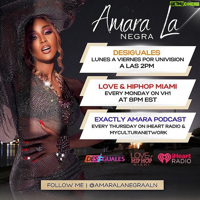 Amara 'La Negra' Instagram - I just wanna take a moment to think all my fans and followers for supporting me throughout all these years. Thank you for believing in me. You can continue to bless me with your love and my new projects. ☝🏾 #TeamAmara Mi gente bella quería tomar un momento para darles las gracias a todos mis fans y mis seguidores gracias por tanto amor y por tanto cariño gracias por apoyarme a través de los años y aquí les dejo algunos de mis nuevos proyectos para que me continúen apoyando los quiero! #TeamAmara