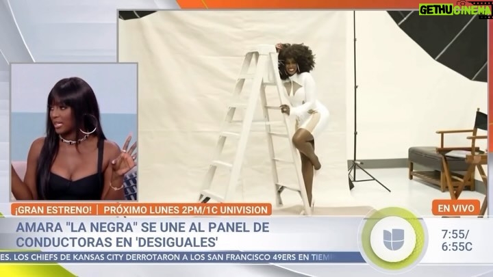 Amara 'La Negra' Instagram - @despiertamerica @amaralanegraaln anunció que será una de las conductoras de @desiguales.tv junto a @adamarilopez , la @dranancyalvarez , @karinabandatv y @milynette No te puedes perder este gran show el lunes 19 de febrero a las 2P/1C por Univision. 📺 #DesigualesTV
