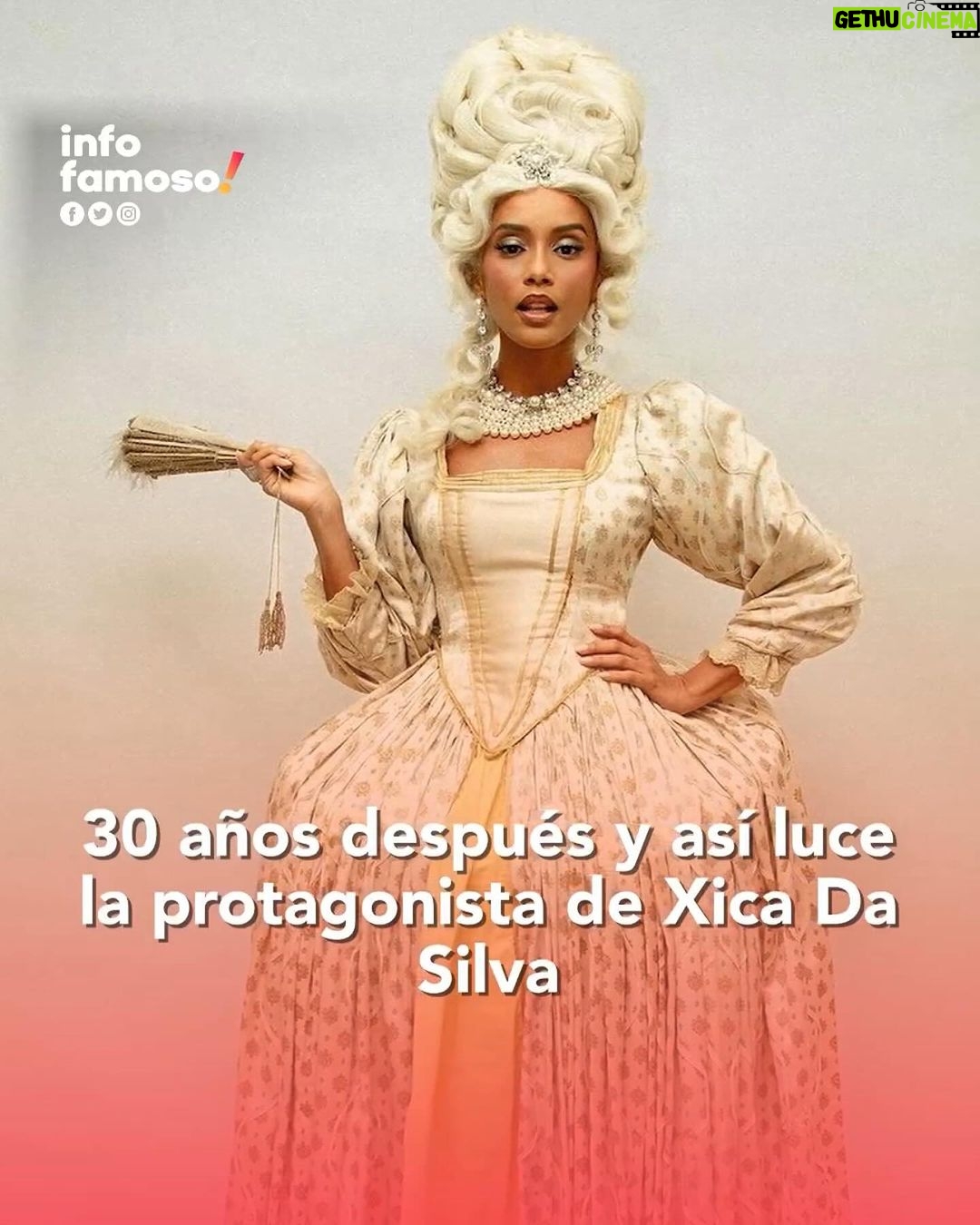 Amara 'La Negra' Instagram - Xica da Amara - 👸🏾 La telenovela brasileña de Xica Da Silva, protagonizada por Taís Araújo y Víctor Wagner, fue un fenómeno mundial que marcó una época hace casi 30 años. Este fin de semana, la actriz sorprendió a sus seguidores al recrear el look victoriano de su personaje. La estrella de 45 años publicó varios videos y fotos en sus redes sociales mostrando el momento en el que un equipo de estilistas le ponían la icónica peluca de color rubio platinado adornada con broche de perlas y accesorios a juego.