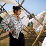 Anarkali Marikar Instagram - Organic Geometry Our new collection SALIH 23 02 .Crafted from 100% organic cotton and 100% rose cellulose extracted from rose petals for an eco-conscious style statement. relaxed-fit, full-sleeved shirt with geometric pattern. Link in bio. #brand #clothing #accessories #fashion #artists #community #designers #launching #organic #cotton #rosepetals