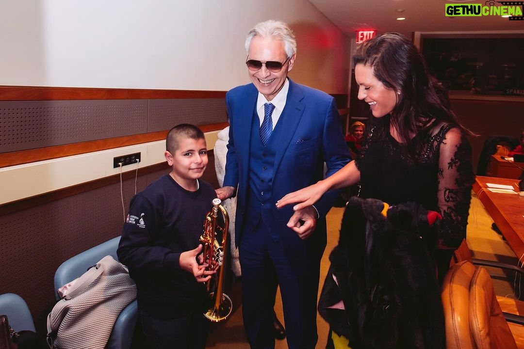 Andrea Bocelli Instagram - Every day is important in the work of each member of the extended ABF family. However, there are arrival and departure points. There are milestones the memory of which goes on to give us strength and encourages us to do better and more, augmenting our enthusiasm despite the many burdens that the world carries in the new millennium. One of the most beautiful and significant events of the past year stands out, the “Empowering Youth through Music” event. On December 11th, we were invited by the Permanent Mission of Italy to the United Nations in New York to share our work in empowering young people. We explained the concept of caring for the individual, which, according to ABF, can only be achieved through education using innovative approaches and tools that recognize art, music, and digital technology as valuable educational resources. In that prestigious location, we had the opportunity to present, among other things, a project that is particularly near and dear to us: “ABF – Voices of”, a multi-year strategic program (and an educational pilot model) that we have developed and perfected, which takes shape through the creation of regional choirs and other educational activities in vulnerable areas of the world, with a view to building participatory educational spaces that involve the entire community. Every day is important, and objectively the days when we can work, actively and in the field, away from the spotlight, are even more so. Yet the day in which we were asked to bring our experience to the glass skyscraper, in front of the highest representatives of the United Nations, due to our innovative and valuable best practices, is a moment that we cherish. It is further confirmation that we are on the right path, which spurs us on to do better and double down on our efforts. @andreabocellifoundation