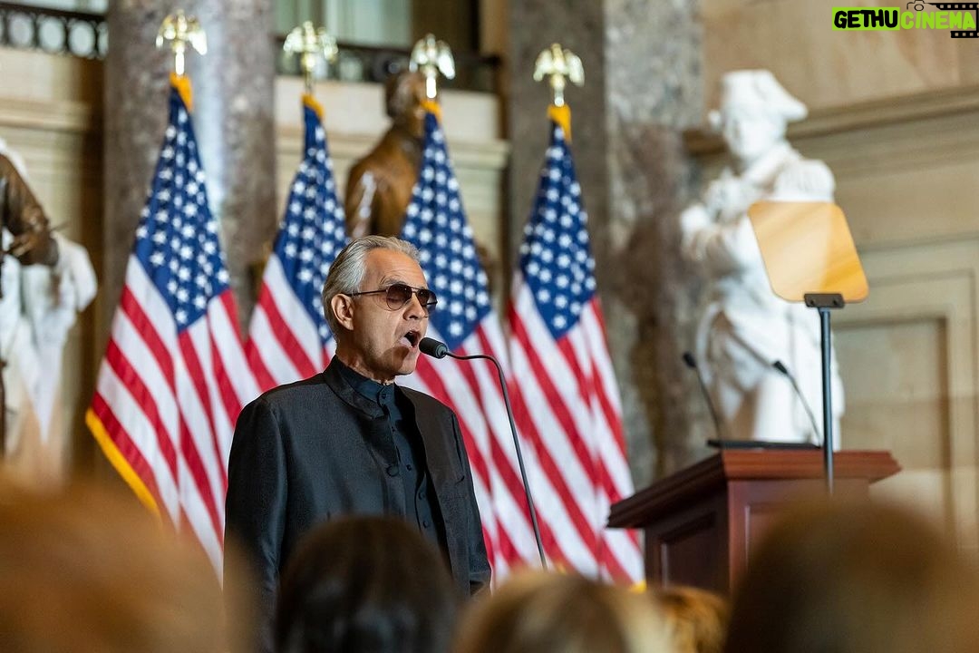 Andrea Bocelli - 37.5K Likes - We have left Capitol Hill with hearts swelled full of hope, inspiration, and drive.
At National Prayer Breakfast in Washington, unexpectedly intimate voices broke through the formality of the location to speak to the heart of the audience about powerful themes: transforming crises into an opportunity to mature—individually or collectively—to evolve, to progress, to break free; believing that prayer is always the most powerful weapon (and fasting, as a form of devotion); loving the world as a journey with no alternatives, starting from those around us whom we encounter in our daily lives.
Strong, important and true words from President Biden himself, whom I thank sincerely for reiterating the power of music, and who was kind enough to call himself a fan of mine as he spoke about the comfort my song “Fall on Me” gave him in hard times as he mourned to loss of his son.
In their simple but wise words, the president and other speakers sent out a message of peace. Former Admiral and Senate Chaplain Barry Black made a rousing call to arms against hate, reminding us of the sacred texts and the—still revolutionarily, burningly relevant—concept that God imparts to us in urging us to love our neighbor even when they are hostile and strive for common ground rather than feeding conflict, facing them with the most powerful armament ever conceived: love.
On my part, it was an honor and a joy to provide my modest musical contribution to such an extraordinary meeting. I hope that the seed planted in our minds there can grow into brave choices so that life can win.
In addition to delivering sung prayers, I took the liberty of reminding the audience of a lesson dear to me and still relevant today that we can draw from Cato Uticensis, who two millennia ago advised the Roman legislature not to let soldiers listen to music, which softens hearts and makes men unfit for war. However, we like to dream of just that: an army of soldiers unfit for way, fighters in love, sowing not death but peace to the world.