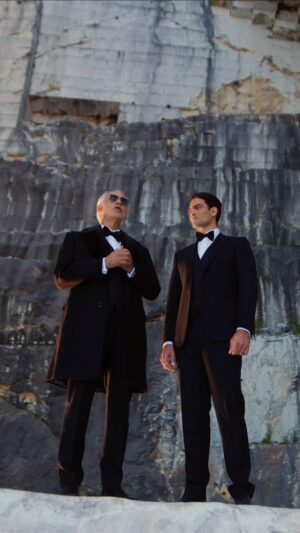 Andrea Bocelli Instagram - Andrea and Matteo Bocelli singing ‘Holy Night, performed as part of The Chosen’s 2023 Christmas Special.