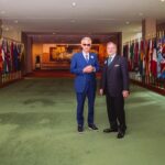 Andrea Bocelli Instagram - Andrea and Stefano Aversa, ABF chairman New York