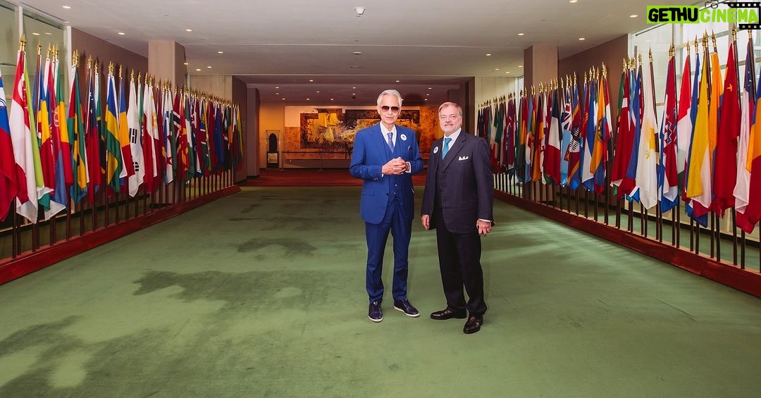 Andrea Bocelli Instagram - Andrea and Stefano Aversa, ABF chairman New York