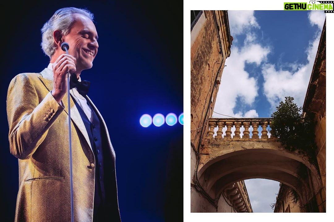 Andrea Bocelli Instagram - Stage lights illuminate the surface of people and things. Those beams, powerful enough to banish shadow and mimic the light of day, are part of the magic. Some artists lose that layer of shine typical of the boards when they leave it. Others, like Joseph Calleja, carry the sun within themselves, nurturing it not only in the splendor of their performance, but also in the genuineness and quality of their very being, even when the spotlight is off them. Everyone knows from experience that small gestures can tell you a lot about a person’s deepest self. It’s well-known that Joseph is a great singer, but he is also a great person, a beautiful soul that shines even behind the scenes, one who pursues the revolutionary strength of a kindness that, when it is authentic, goes well beyond the surfaces to light up our hearts. A major musical talent blooming within a major existential talent: that will be why Calleja is a dear friend both to us and to all those who have been rushing to applaud him for years. Andrea and Veronica @maltesetenor Malta