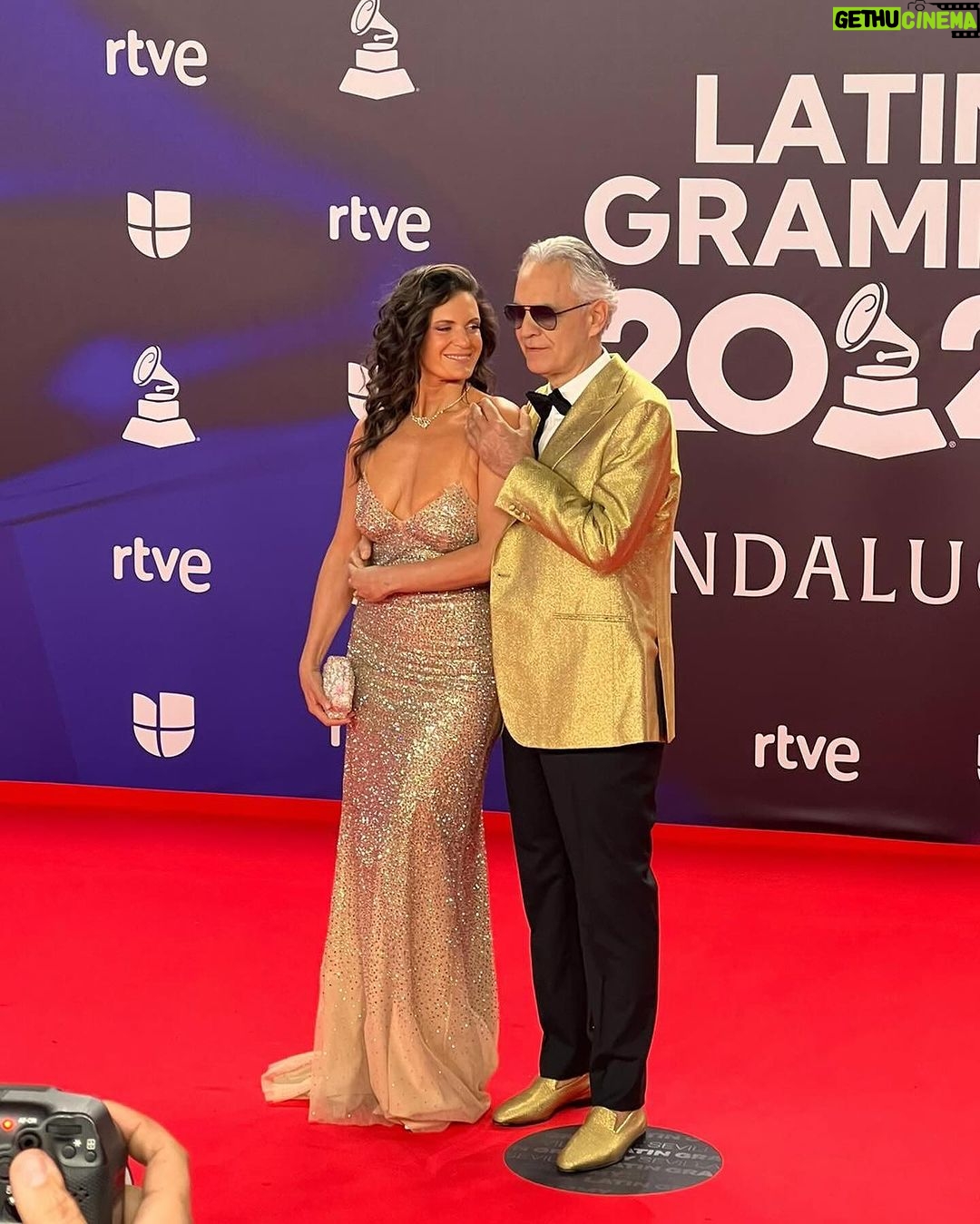 Andrea Bocelli Instagram - @latingrammys red carpet Seville, Spain