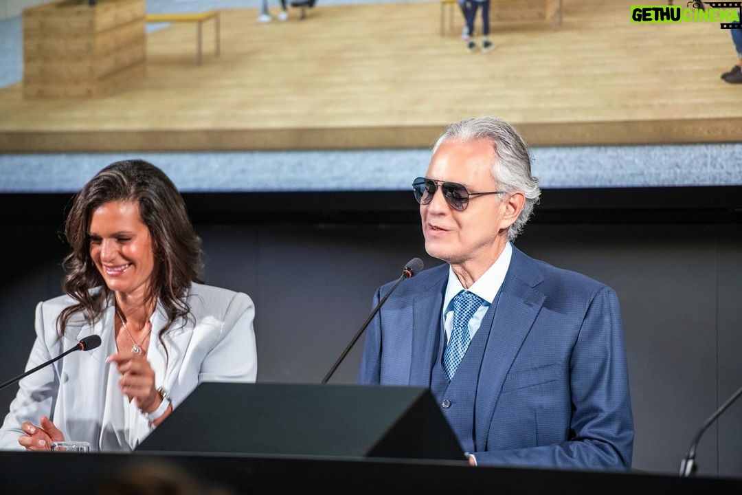 Andrea Bocelli Instagram - Exactly 12 years ago today, the most beautiful thing we could have ever hoped for was born: the miracle of life, the most important thing our love could create, Virginia. Exactly ten years ago today, we consecrated our loving commitment and calling upon our Father in Heaven to witness our union in the holy sacrament of marriage. Today, on the occasion of the renewal of the miracle that is springtime throughout the world (and to us, what we hold most precious, love and life: what money cannot buy), we celebrate another small yet great miracle, full of love and life, beauty and care: the inauguration of the ABF “Maria Manetti Shrem” Educational Center. A pilot project created at the Meyer Children’s Hospital in Florence to enhance the social, educational and scholastic experience of hospitalized children. Art, music, new technologies to support and foster talent, even and above all in this delicate moment of their young lives. Andrea and Veronica . @laurabiancalaniofficial @mariamanettishrem @stefano.buttafuoco @paris_andrea @alvisikirimoto @elisabettabardelliricci @antico_setificio_fiorentino @stefanoricciofficial @annymuselove @simona_zito_ @chopard @dianapalombastylereal @generaliitalia @napafest @dolcegabbana @fondazionemeyer @vanoncini_spa #ABFempowering #scuolainospedale #empowerment #education #school Ospedale pediatrico Meyer