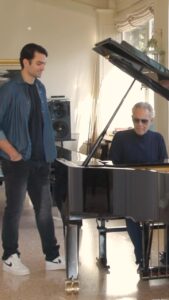 Andrea Bocelli Instagram - ‘Time to Say Goodbye’ 30th Anniversary Edition in collaboration with my Matteo and produced by Hans Zimmer. Watch the full music video on YouTube!
