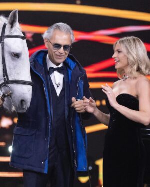 Andrea Bocelli Instagram - Andrea ospite a #MichelleImpossible con @therealhunzigram 

photo: @pierpapo_ferreri