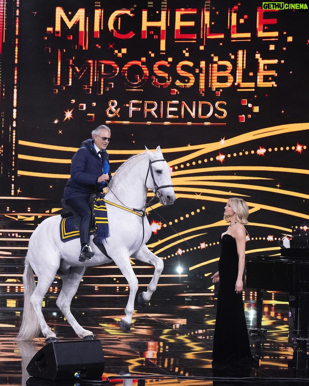 Andrea Bocelli - 54.2K Likes - Andrea ospite a #MichelleImpossible con @therealhunzigram
photo: @pierpapo_ferreri