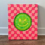 Andrea Russett Instagram - trippppppy lime🌈🎨 this was so painstaking to paint and get right but she’s done! and we love her