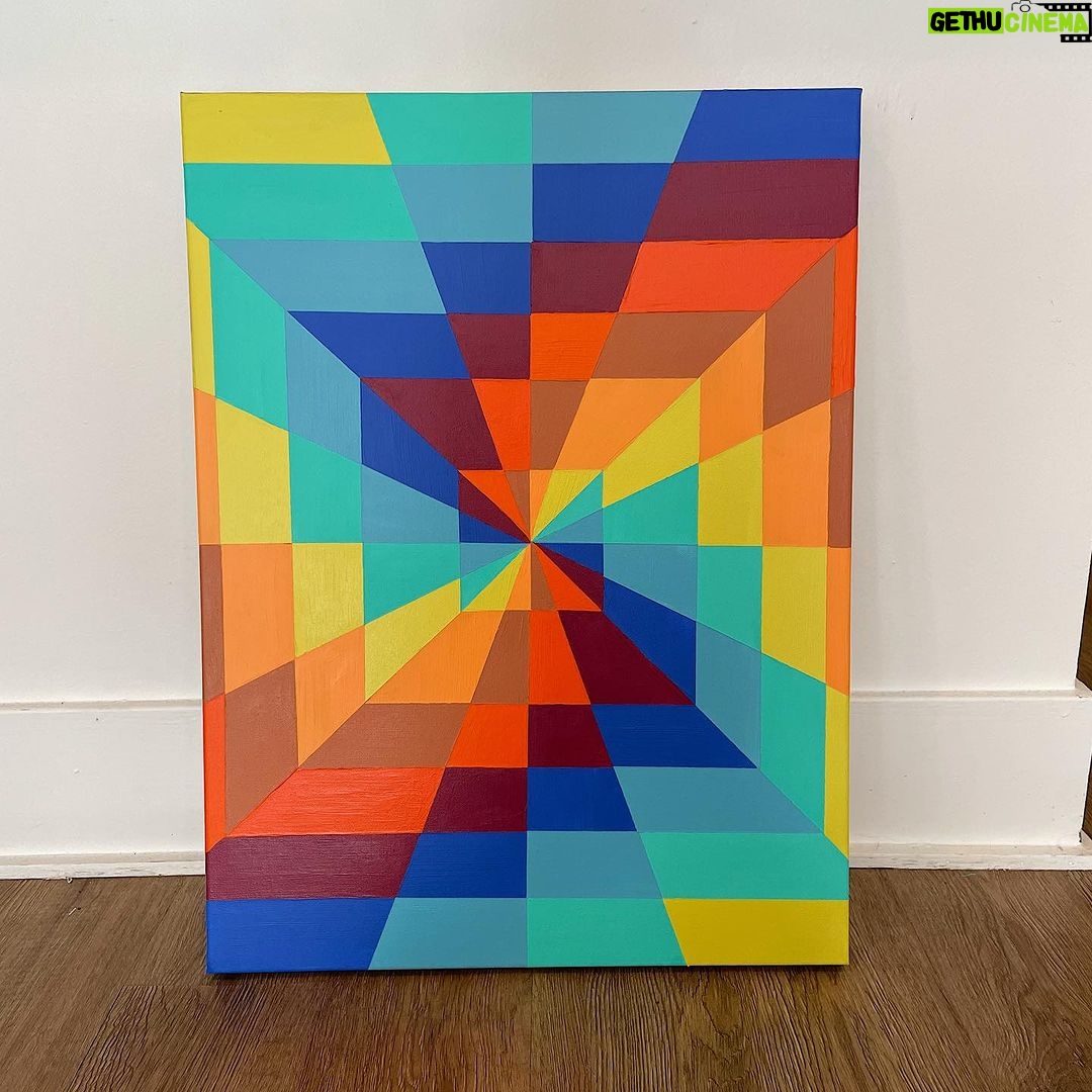 Andrea Russett Instagram - give me 4 colors you like together for my next painting 💘 (but also tell me ur thoughts on this one i value ur opinion 🥺) Los Angeles, California
