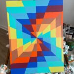 Andrea Russett Instagram - give me 4 colors you like together for my next painting 💘 (but also tell me ur thoughts on this one i value ur opinion 🥺) Los Angeles, California